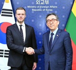 Глава МИД Литвы называет Южную Корею важным партнером в Индо-Тихоокеанском регионе
